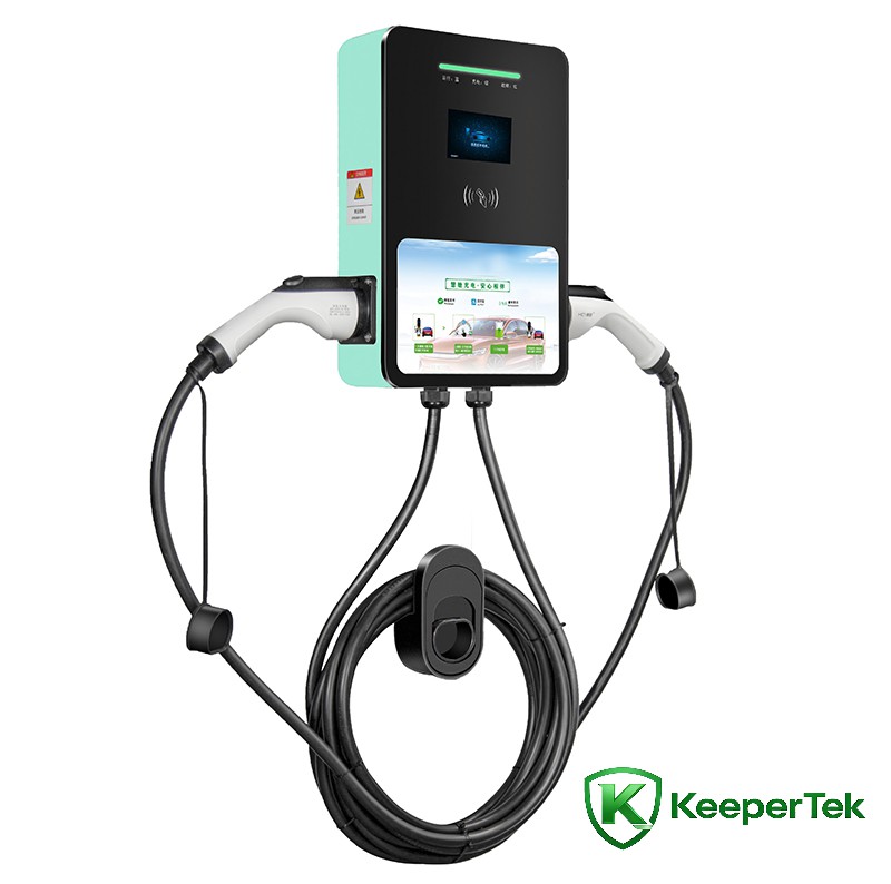 7 kW/14 kW bodenstehender Einzel- und Doppelpistolen-AC-Ladestapel KT-HC06