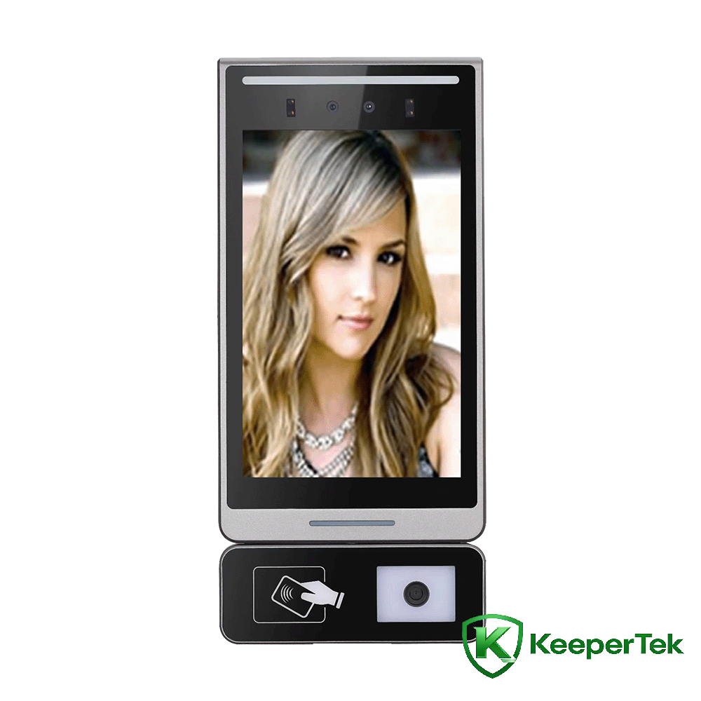8-Zoll-Gesichtserkennungs-QR-Code-Karten-Wisch-All-in-One-Gerät KT-FR015